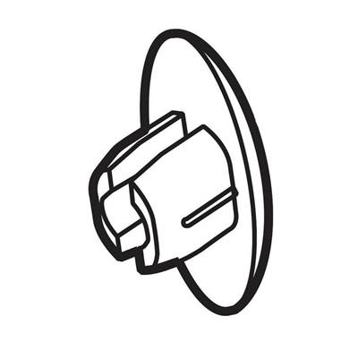 Foundations Plug - Lift Rod Hole Cover - Chrome