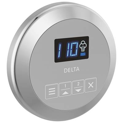 Delta Faucet Universal Showering Components Round Steam Control - Lumicoat Chrome