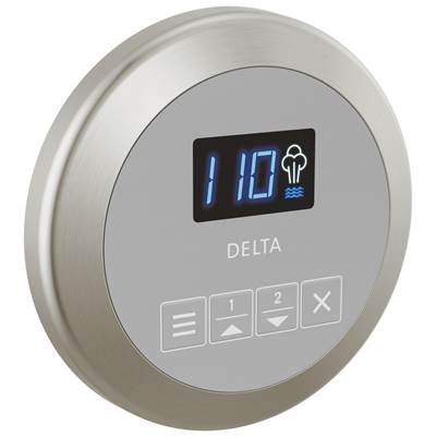 Delta Faucet Universal Showering Components Round Steam Control - Lumicoat Stainless