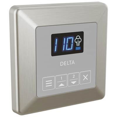 Delta Faucet Universal Showering Components Square Steam Control - Lumicoat Stainless