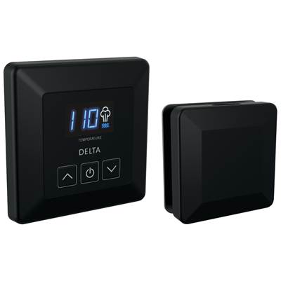 Delta Faucet Universal Showering Components SimpleSteamE Control and Steam Head - Matte Black