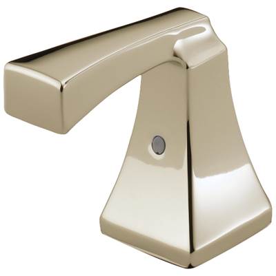 DrydenE Metal Lever Handle Set - 2H Bathroom - Polished Nickel