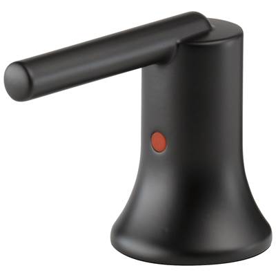 Delta Faucet Trinsic Metal Lever Handle Set - 2H Bathroom - Matte Black