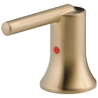Delta Faucet Trinsic Metal Lever Handle Set - 2H Bathroom - Champagne Bronze