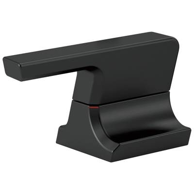 Delta Faucet Pivotale Metal Lever Handle Set - 2H Bathroom - Matte Black