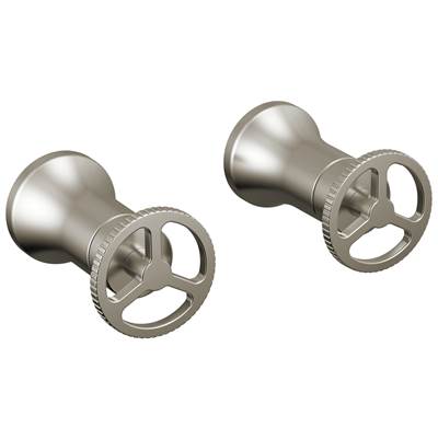 Delta Faucet Trinsic Wheel Handle - Wall Mount Lav - Stainless