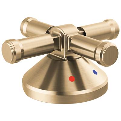 BroderickE 3-Hole Roman Tub w/Hand Shower - Handle Kit-Cross