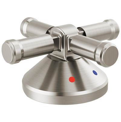 BroderickE 3-Hole Roman Tub w/Hand Shower - Handle Kit-Cross