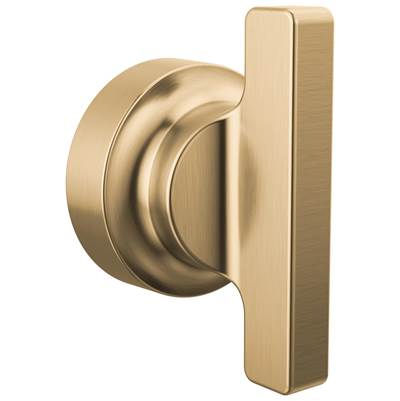 Delta Faucet Tetrae Floor Mount Tub Filler Handle - T-lever - Lumicoat Champagne - Bronze