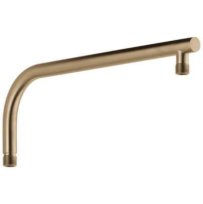 Delta Faucet Universal Showering Components Round Overhead Shower Arm - Lumicoat Champagne Bronze