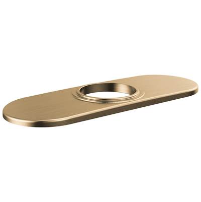 Delta Faucet Tetrae Escutcheon & Gasket - Lumicoat Champagne - Bronze