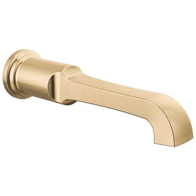Delta Faucet Tetrae Non-diverter Tub Spout - Lumicoat Champagne - Bronze