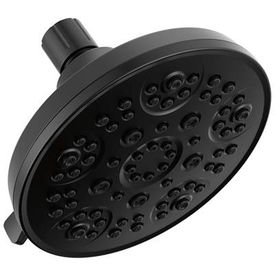 Delta Faucet Universal Showering Components Fixed 5-Setting Showerhead - Matte Black