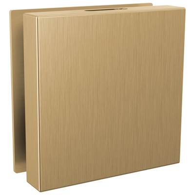 Delta Faucet Universal Showering Components Contemporary Square Steam Head - Lumicoat Champagne Bronze