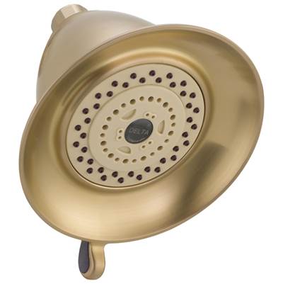 Delta Faucet Universal Showering Components Premium 3-Setting Shower Head - Champagne Bronze