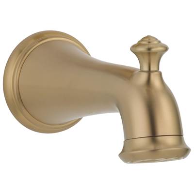 Delta Faucet Victorian Tub Spout - Pull-Up Diverter - Champagne Bronze