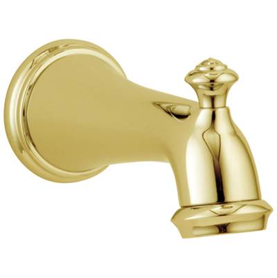 Delta Faucet Victorian Tub Spout - Pull-Up Diverter - Polished Brass