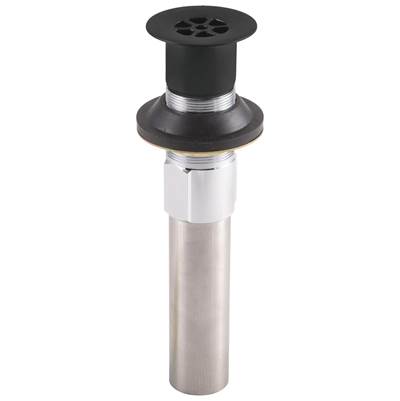 Delta Faucet Zura Grid Strainer - Less Overflow - Bathroom - Matte Black