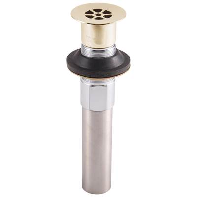 Delta Faucet Zura Grid Strainer - Less Overflow - Bathroom - Polished Nickel