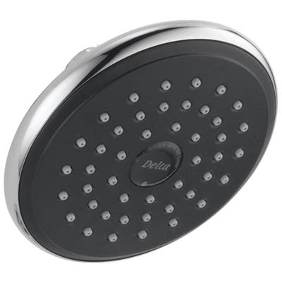 Delta Faucet Universal Showering Components Single-Setting Raincan Shower Head - Chrome