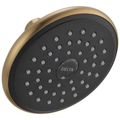 Delta Faucet Universal Showering Components Single-Setting Raincan Shower Head - Champagne Bronze