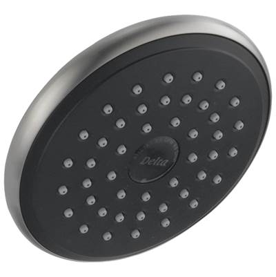 Delta Faucet Universal Showering Components Single-Setting Raincan Shower Head - Stainless