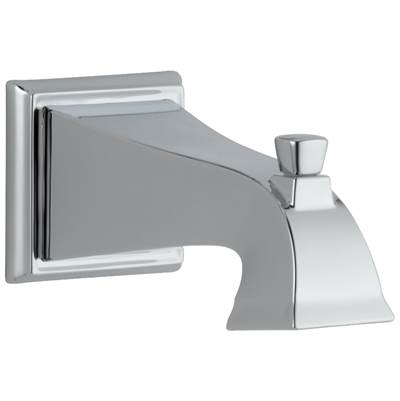 DrydenE Tub Spout - Pull-Up Diverter - Chrome