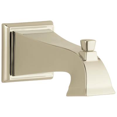 DrydenE Tub Spout - Pull-Up Diverter - Polished Nickel