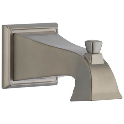 DrydenE Tub Spout - Pull-Up Diverter - Stainless