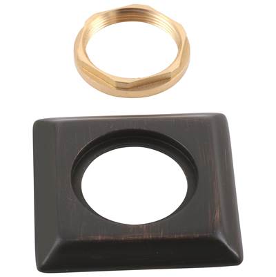 DrydenE Handle Base, Nut & Gasket - Roman Tub - Venetian Bronze