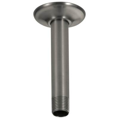 Delta Faucet Universal Showering Components Shower Arm & Flange - Ceiling Mount - Black Stainless