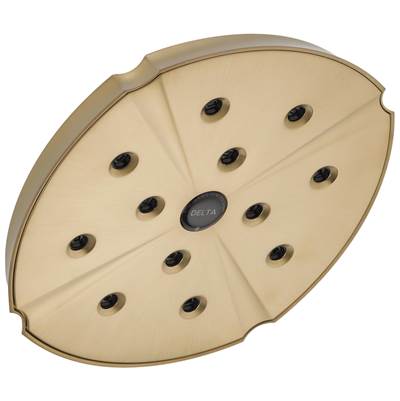 Delta Faucet Universal Showering Components H2OKineticSingle-Setting Raincan Shower Head - Champagne Bronze