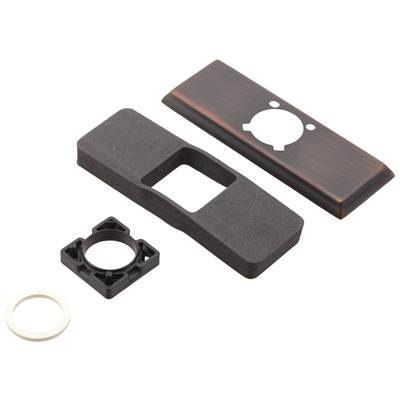 DrydenE Escutcheon - 3 Hole - 1H Bathroom - Venetian Bronze