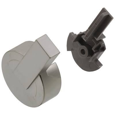 Delta Faucet Vero Temperature Knob & Cover - 17 Series - Stainless