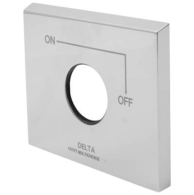 Delta Faucet Vero Escutcheon & Gasket - 17 Series - Chrome