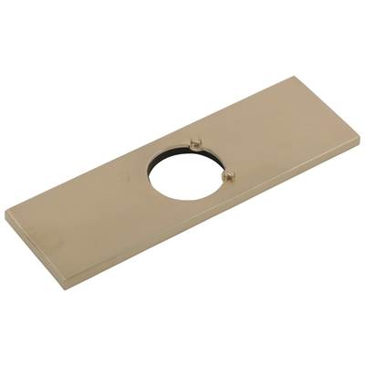 Delta Faucet Vero Escutcheon w/ Gasket  -  3 Hole Bathroom - Champagne Bronze