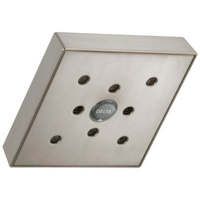 Delta Faucet Universal Showering Components H2OKineticSingle-Setting Raincan Shower Head - Stainless