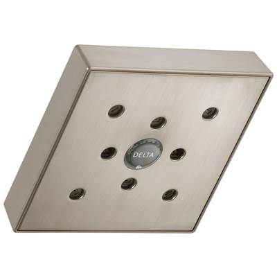 Delta Faucet Universal Showering Components H2OKineticSingle-Setting Raincan Shower Head - Spotshield Stainless