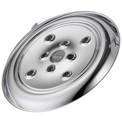 Delta Faucet Universal Showering Components H2OKineticSingle-Setting Raincan Shower Head - Chrome