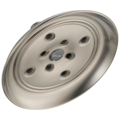 Delta Faucet Universal Showering Components H2OKineticSingle-Setting Raincan Shower Head - Stainless