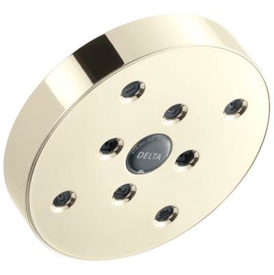 Delta Faucet Universal Showering Components H2OKinetic Single-Setting Raincan Shower Head - Lumicoat Polished Nickel