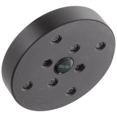 Delta Faucet Universal Showering Components H2OKineticSingle-Setting Raincan Shower Head - Venetian Bronze