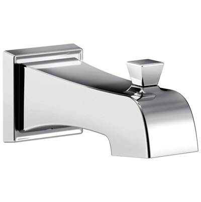 FlynnE Tub Spout - Pull-Up Diverter - Chrome
