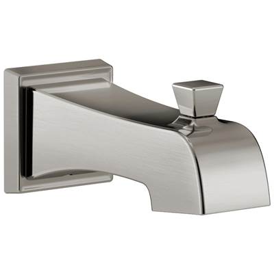 FlynnE Tub Spout - Pull-Up Diverter - Stainless