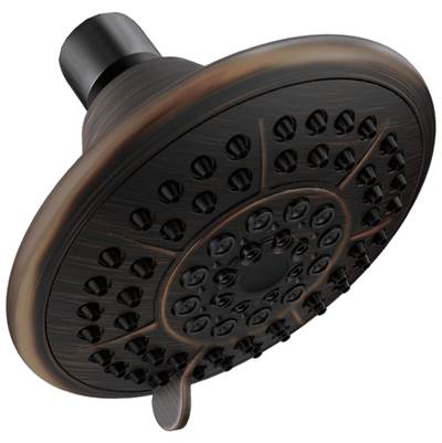 Delta Faucet Universal Showering Components 5-Setting Raincan Shower Head - Venetian Bronze