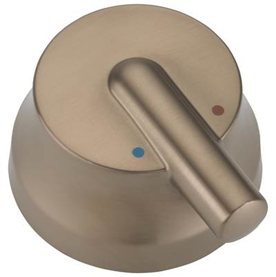 Delta Faucet Trinsic Temperature Knob & Cover - 17T Series - Champagne Bronze