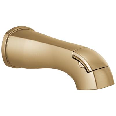 Delta Faucet Stryke Diverter Tub Spout - Lumicoat Champagne Bronze
