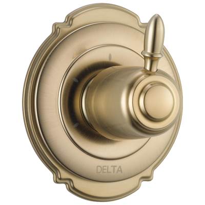 Delta Faucet Victorian 3-Setting 2-Port Diverter Trim - Champagne Bronze
