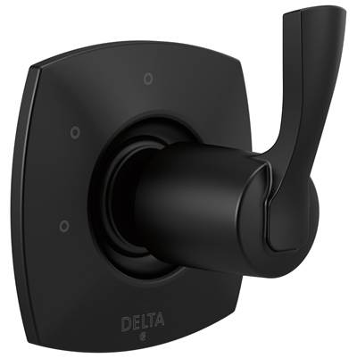 Delta Faucet Stryke Three Function Diverter Trim - - Matte Black