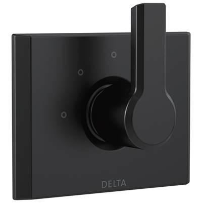 Delta Faucet Pivotale 3-setting 2-port Diverter Trim - - Matte Black